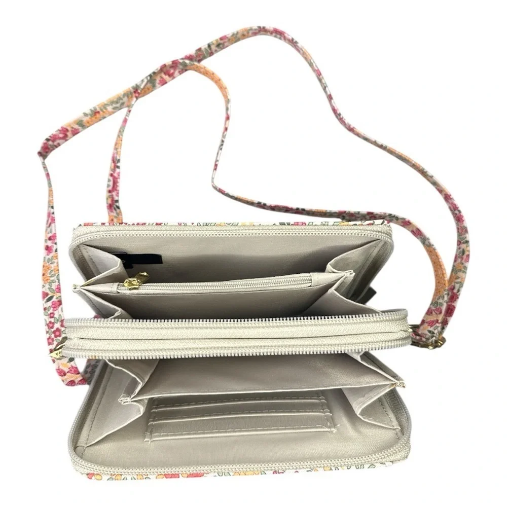 Mundi Floral Late Autumn Bloom Crossbody & Hip Hugger Bag With Safekeeper